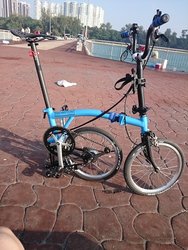 Blue Brompton | Togoparts Rides