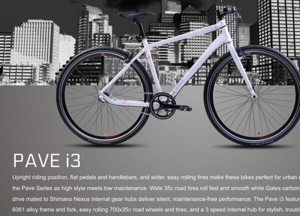 Polygon pave internal gear hub  | Togoparts Rides