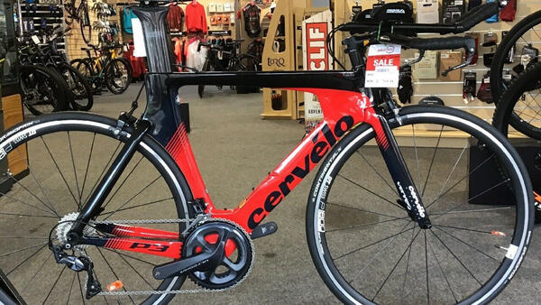 2019 Cervelo P3 Ultegra tri TT Time trial bike Brand New 54cm Blkred | Togoparts Rides
