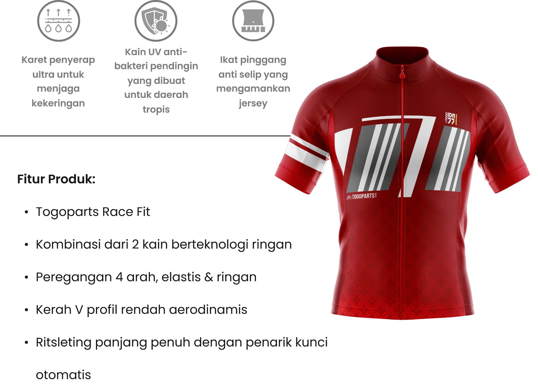 TOGOIDN77 Jersey | Front