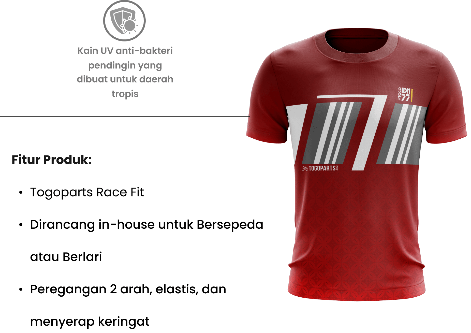 TOGOIDN77 Jersey | Front