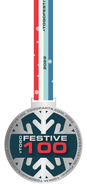 TOGOFESTIVE100 Medal | Front