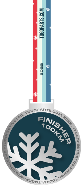 TOGOFESTIVE100 Medal | Front