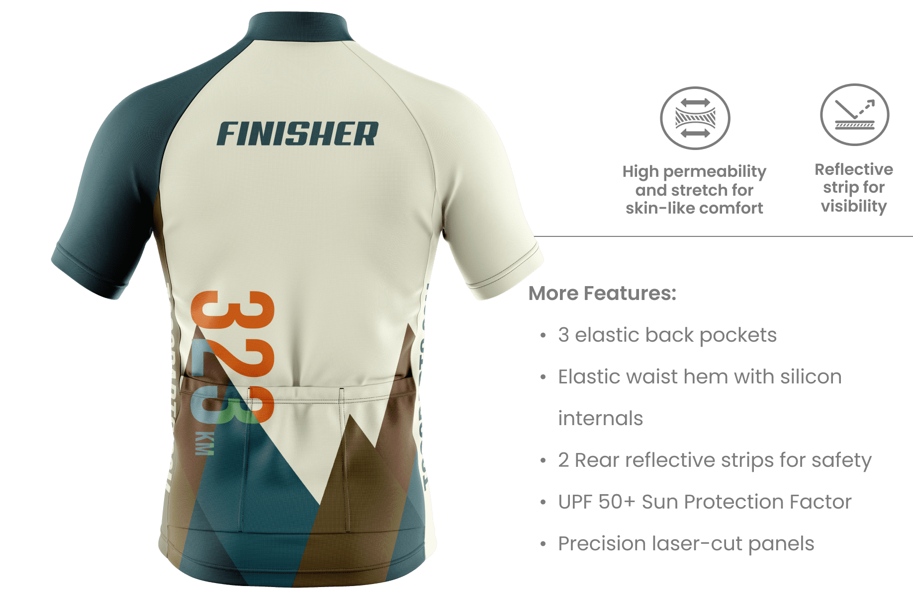 TOGORIDE2023 S1 jersey | Back