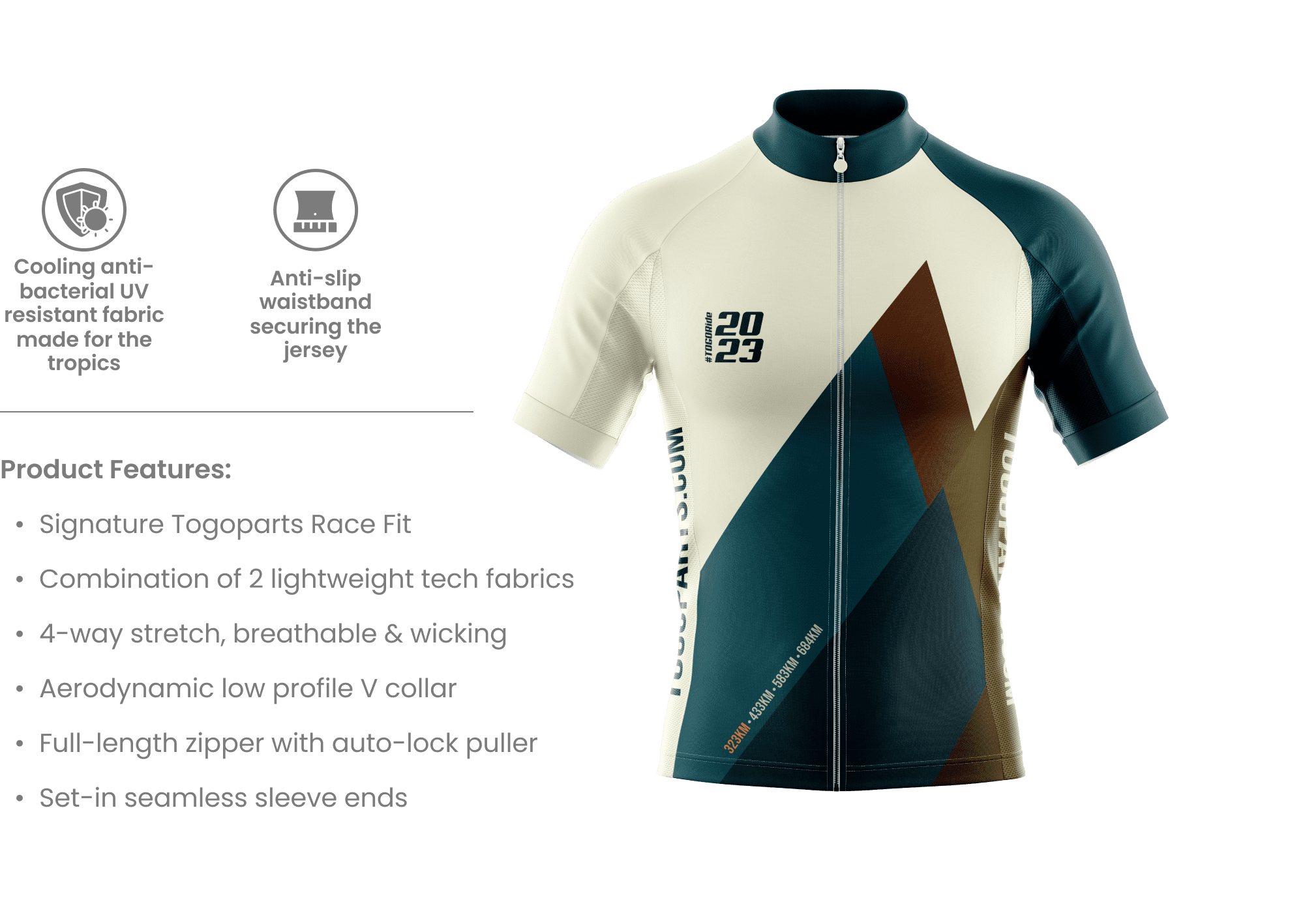 TOGORIDE2023 S1 jersey | Front