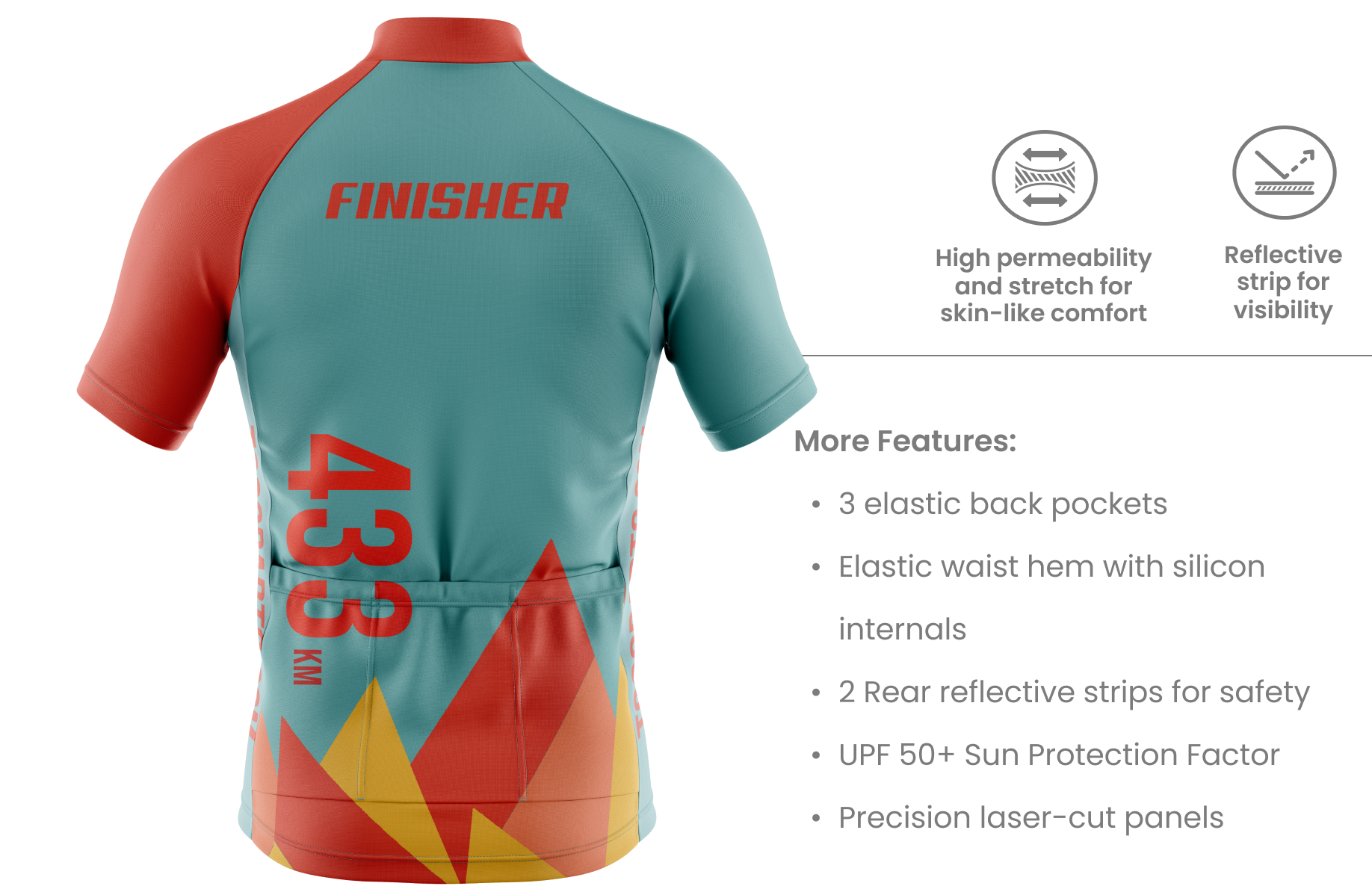 TOGORIDE2023 S1 jersey | Back