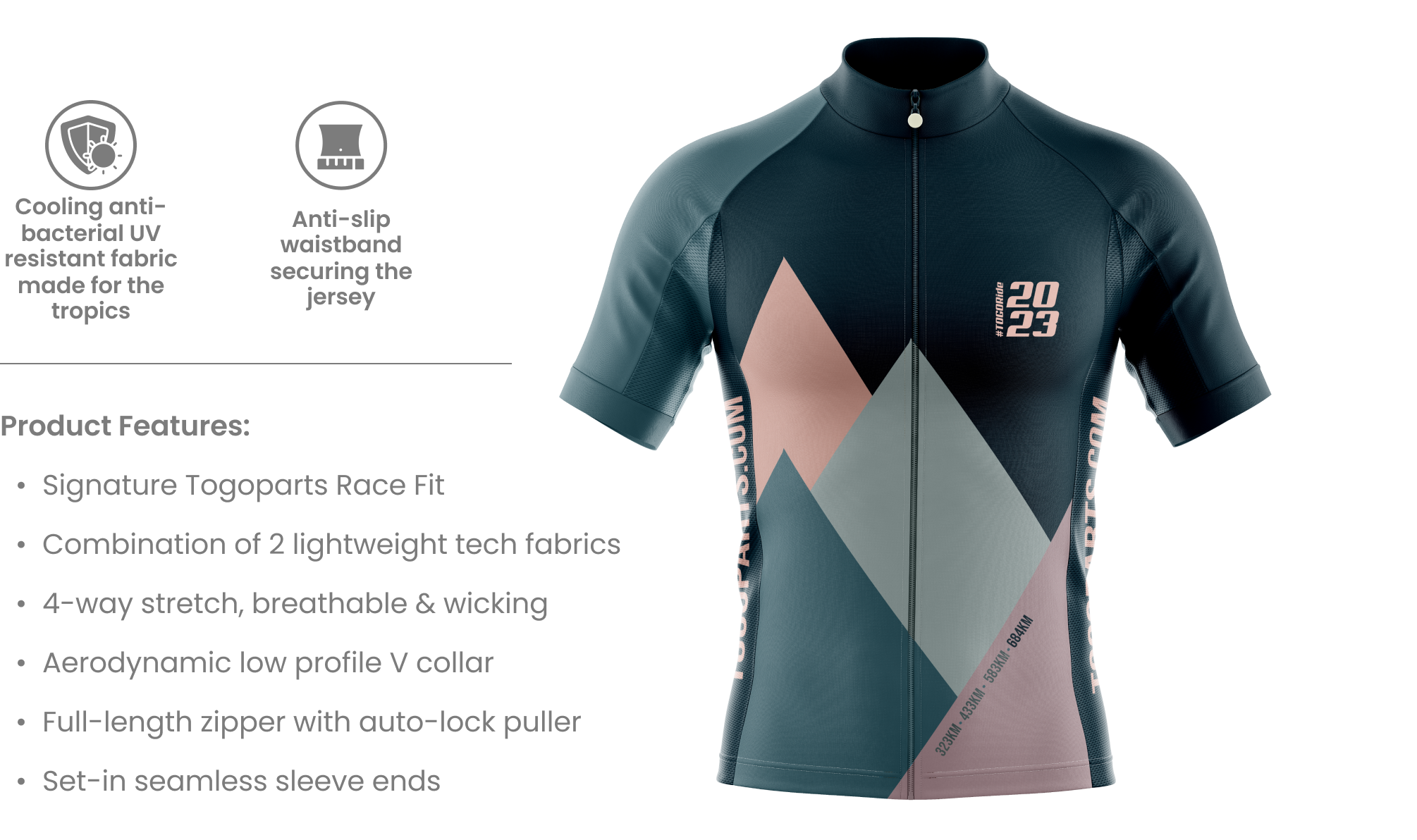 TOGORIDE2023 S1 jersey | Front