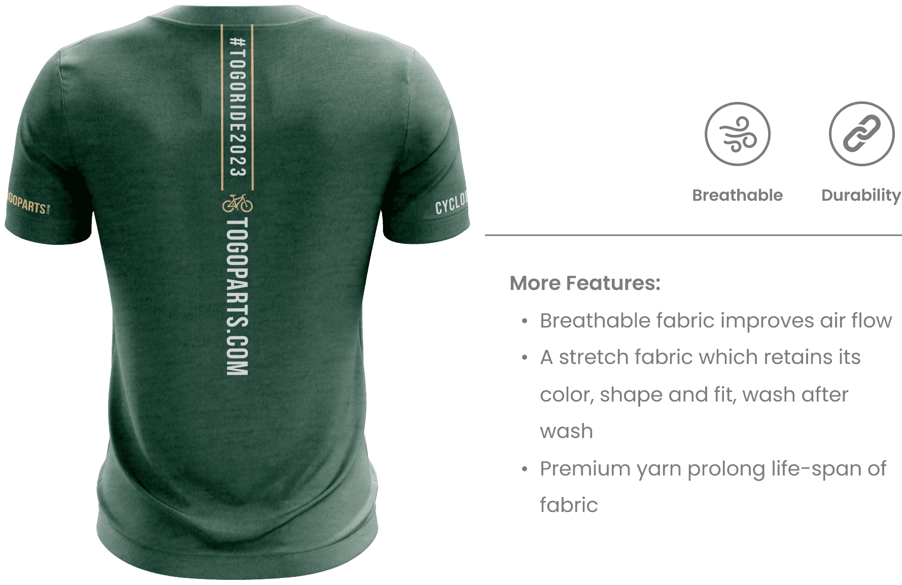 TOGORIDE2023 Tee | Back