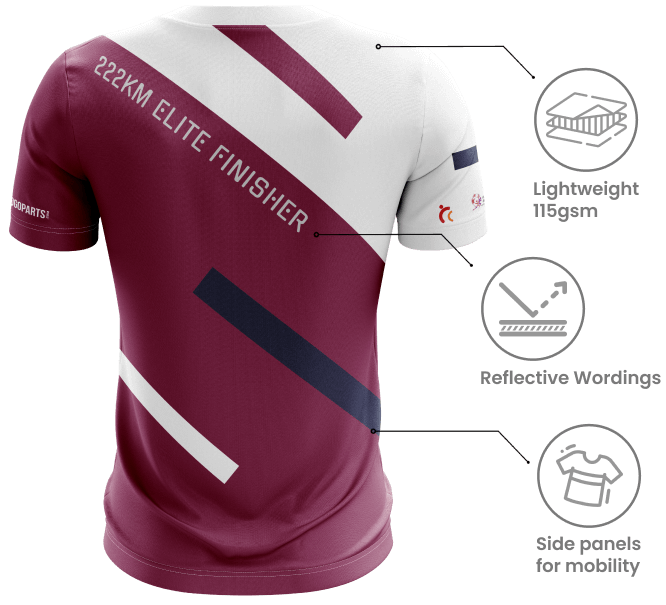 JCStayActive Elite Finisher T-Shirt | Back