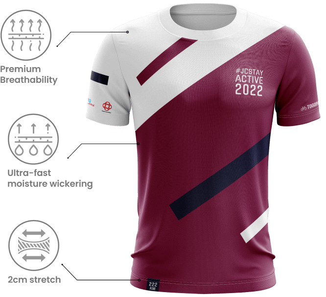 JCStayActive Elite Finisher T-Shirt | Front