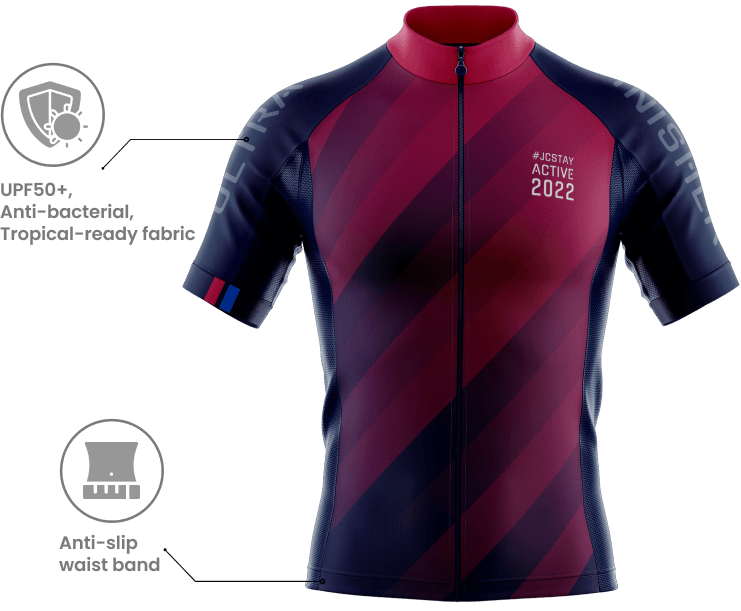 JCStayActive Jersey | Front