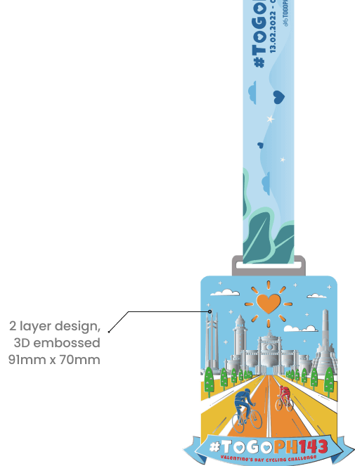 TOGOPH143 Medal | Front