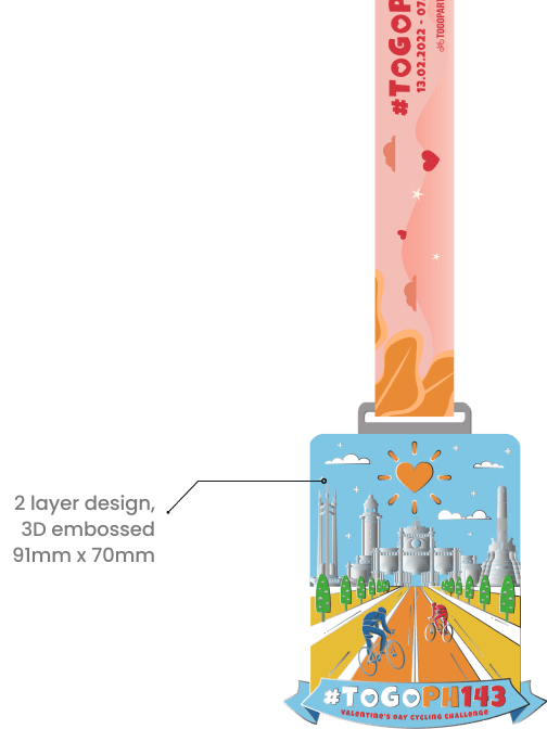 TOGOPH143 Medal | Front