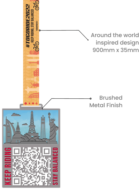 TOGORide2022 Medal | Back