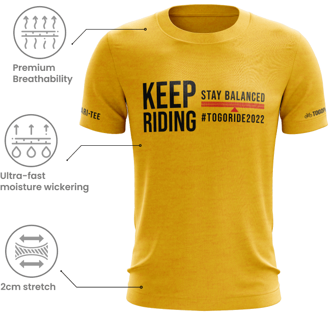 TOGORide2022 Jersey | Front