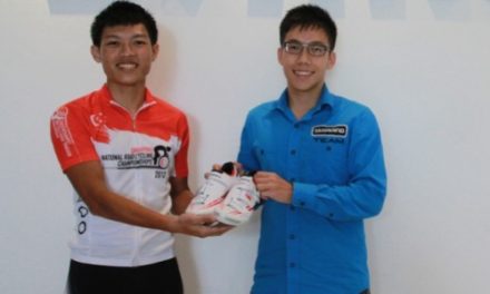 Singapore’s National Road Champ gets custom kicks from Shimano